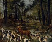 the deer hunt - 查尔斯·奥利维尔·德·佩尼